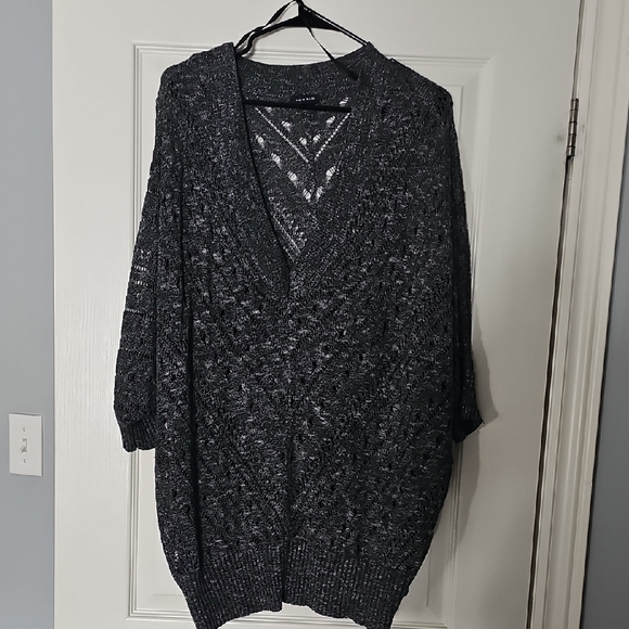 Torrid Charcoal Knit Sweater - Picture 3 of 6